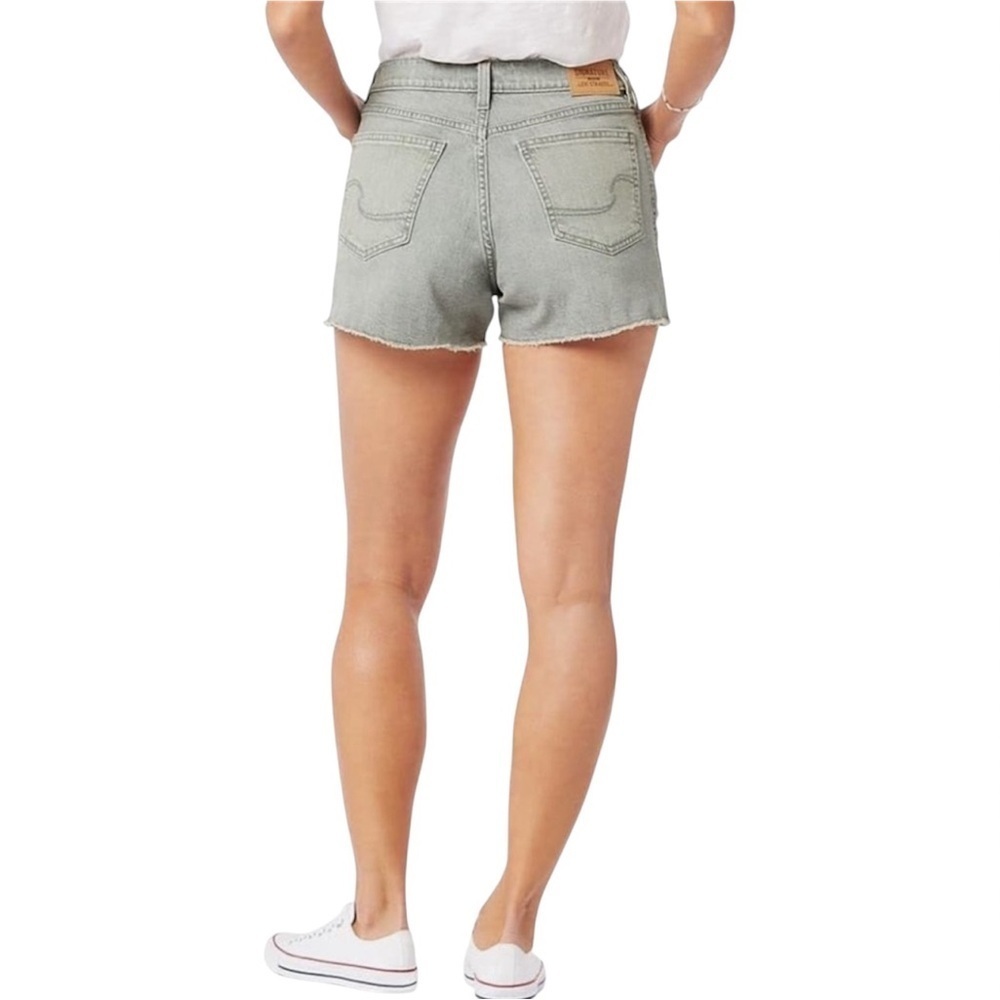 Signature by Levi’s Heritage High-Rise Jean Shorts Gray